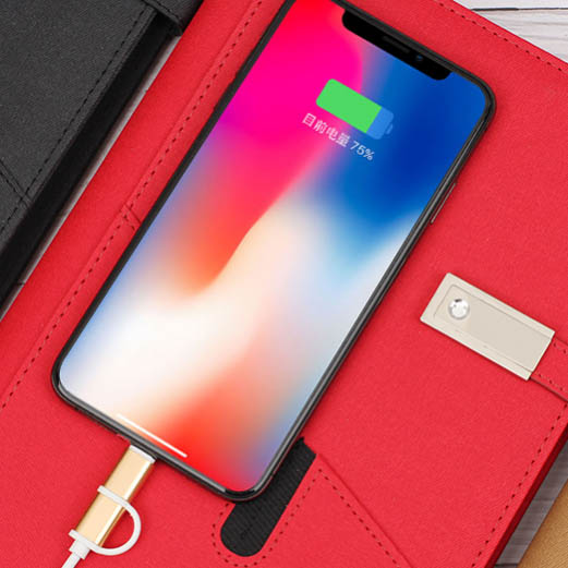 挂绳记事本移动电源