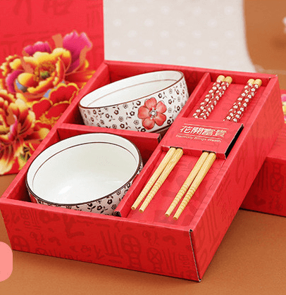 手绘樱花二碗装