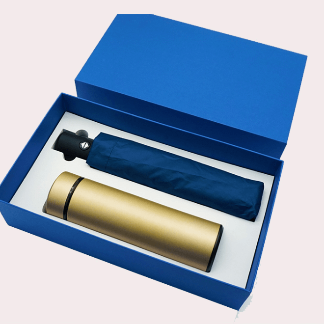 保温杯雨伞套装_